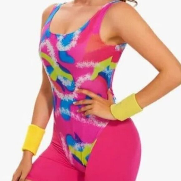 NEW  LEOTARD DANCE COSTUME PLUS COSPLAY (SIZE TAG ISN'T CORRECT) - Picture 1 of 8